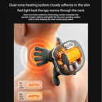 EKOLLF Smart Shiatsu Massage Pillow with Heat | Deep Tissue Neck, Back & Shoulder Massager