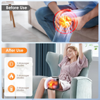 Wireless Knee Massager with Heat & Vibration Therapy | Portable Knee Pain Relief Device | KGN Collection