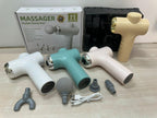 EKOLLF Mini Massage Gun | Portable Deep Tissue Muscle Massager with 4 Massage Heads
